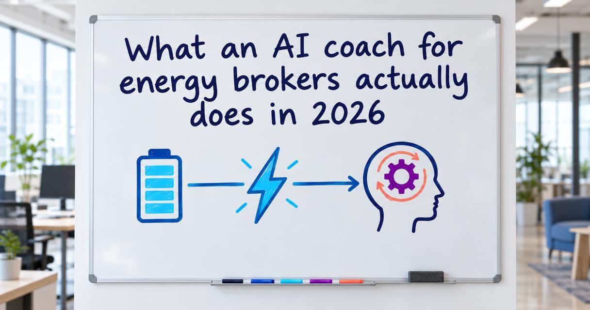 What an AI coach for energy brokers actually does in 2026