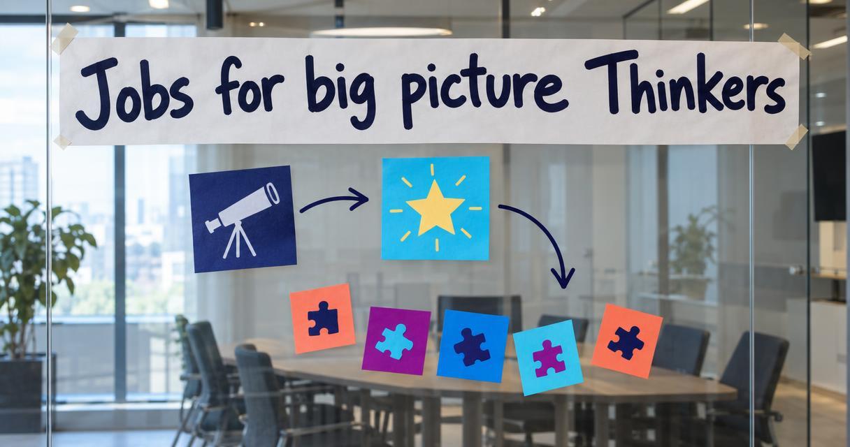 Jobs for big picture Thinkers