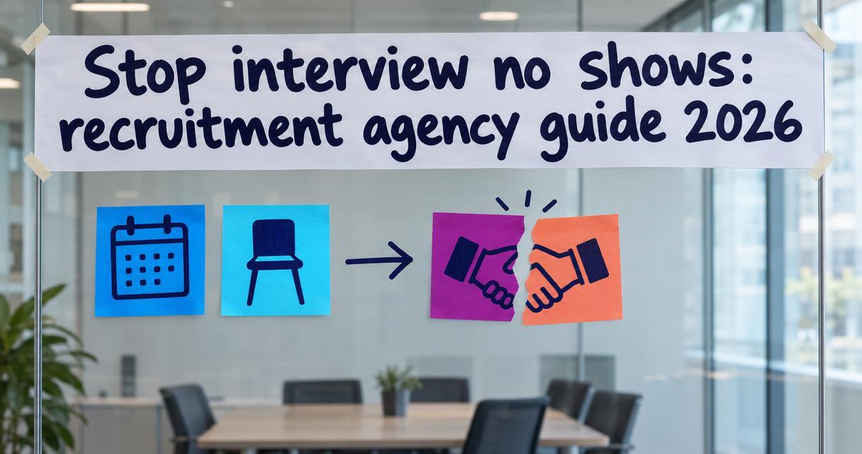 Stop interview no shows: recruitment agency guide 2026