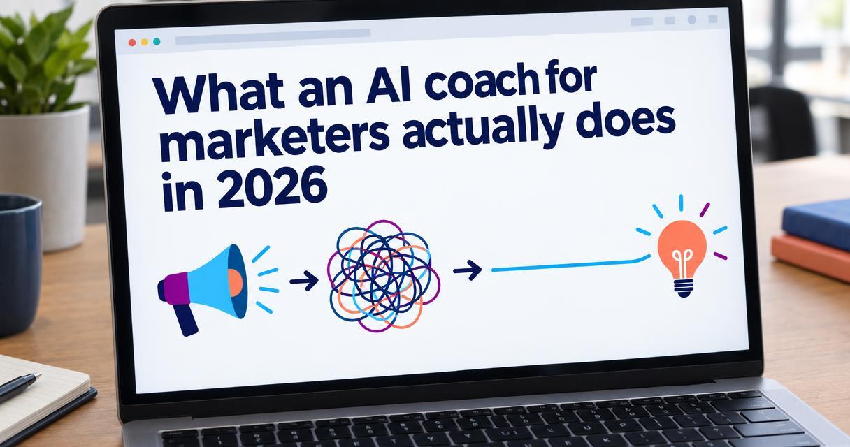 What an AI coach for marketers actually does in 2026