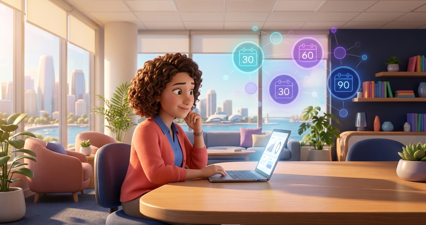 What outcomes can I expect from AI coaching in 90 days?