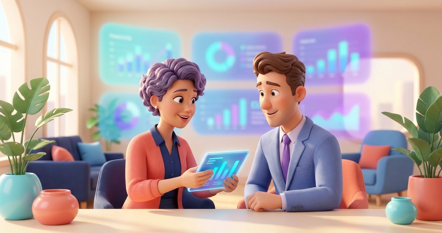 What does AI coaching ROI look like in a financial services business?