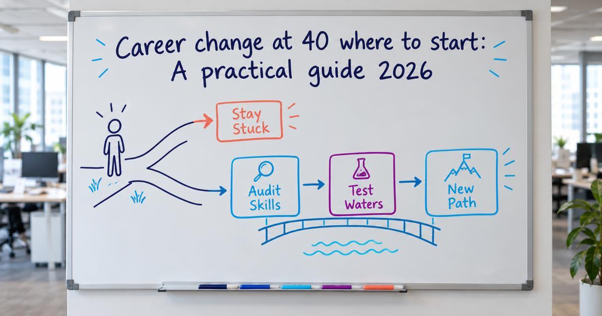Career change at 40 where to start: A practical guide 2026