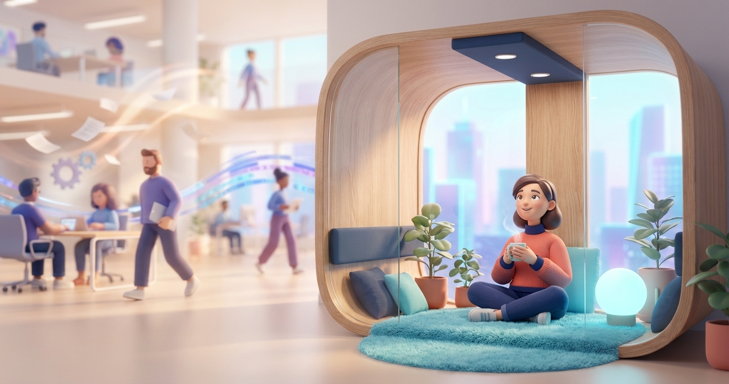 Feeling like you have no space to breathe at work