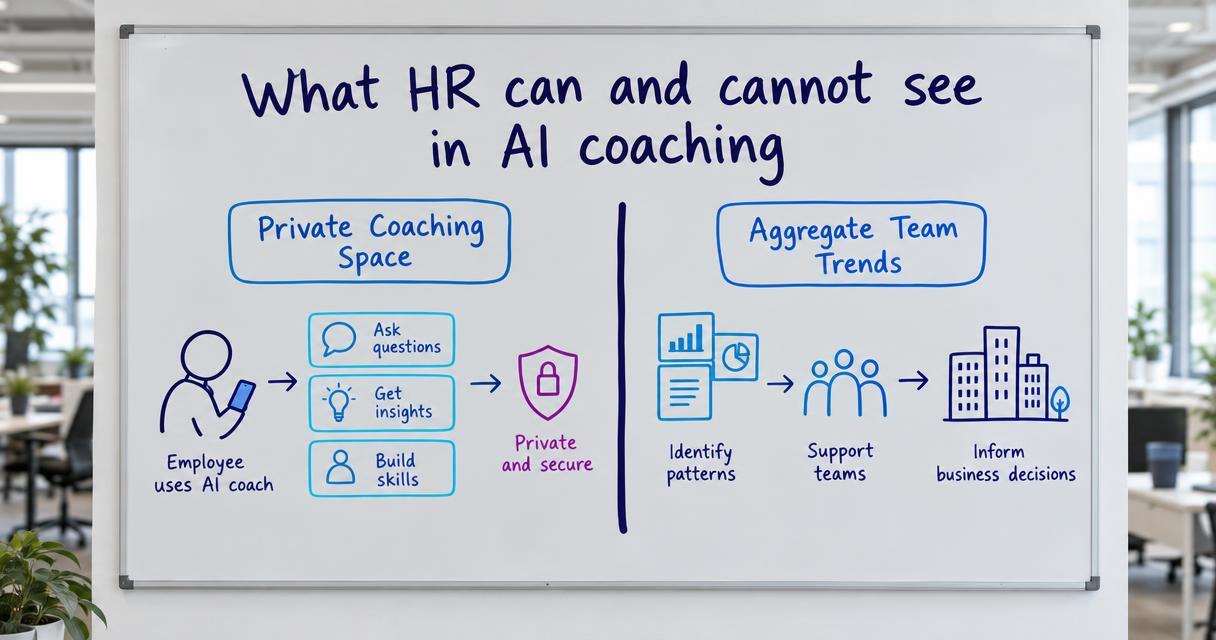 What HR can and cannot see in AI coaching