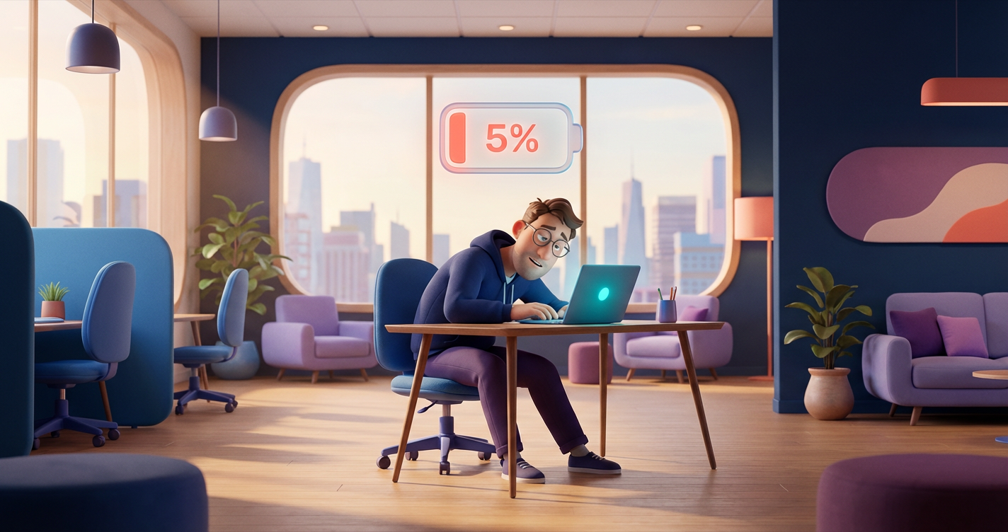 Why you feel drained at work and how to fix it