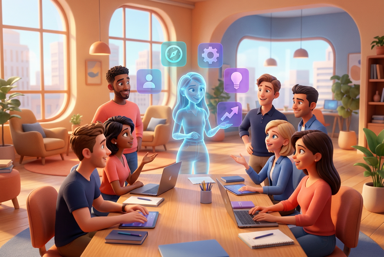 Section 1 illustration for AI coaching for millennials: why your career needs it