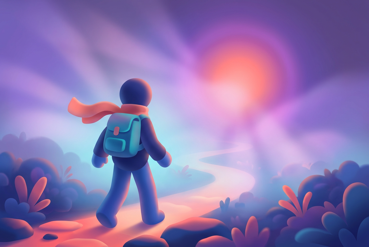 Section 1 illustration for Feeling anxious about future? How to find your footing