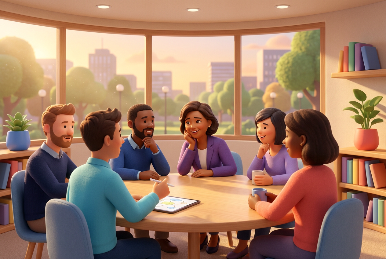 Section 2 illustration for Coaching for 40s: Navigating the mid-career shift