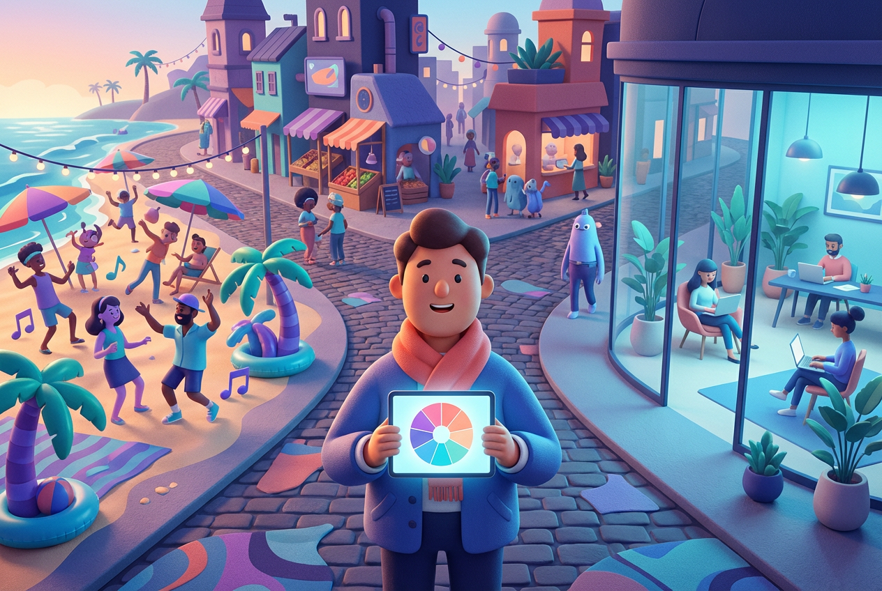 Section 1 illustration for How to thrive as a digital nomad without losing your mind