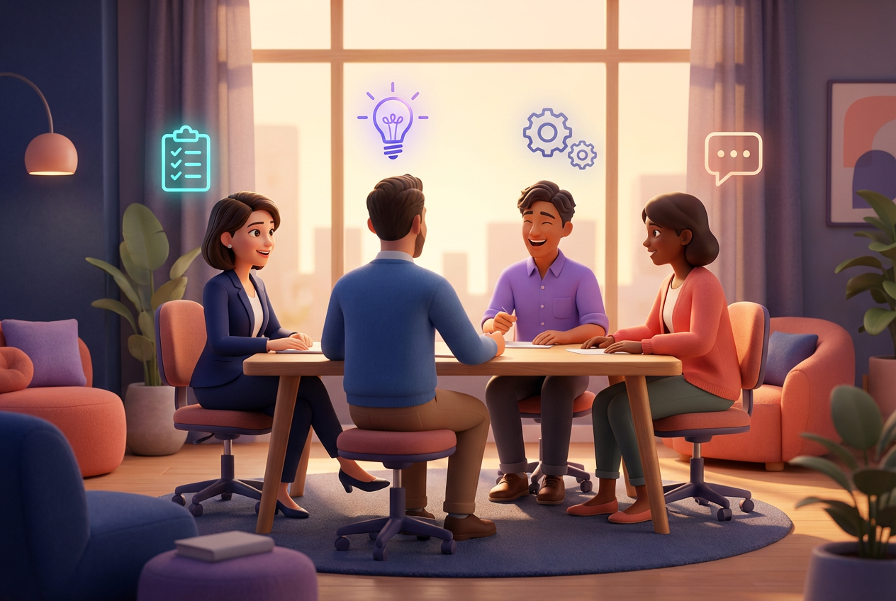 Section 2 illustration for Early morning coaching for career growth