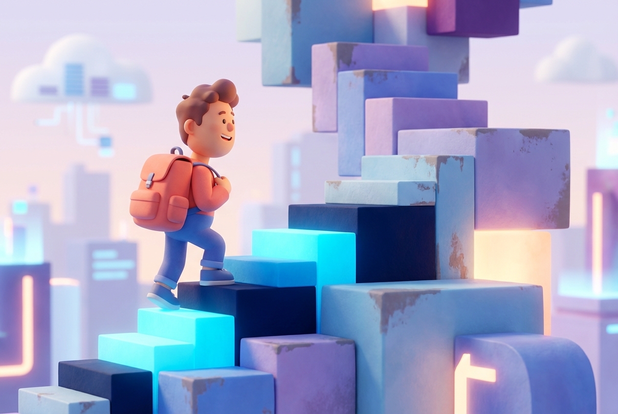 Section 1 illustration for Why you feel like you are regressing at work