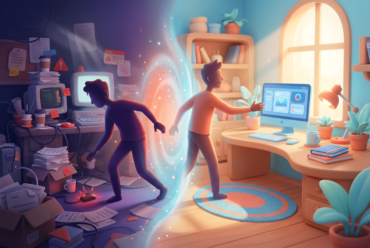 Section 1 illustration for Feeling out of control at work