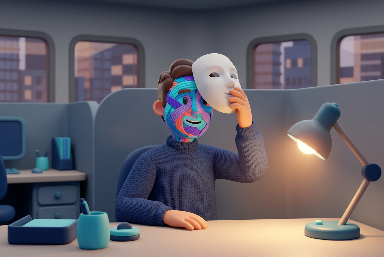 Section 1 illustration for Finding the real me: why you feel misunderstood at work