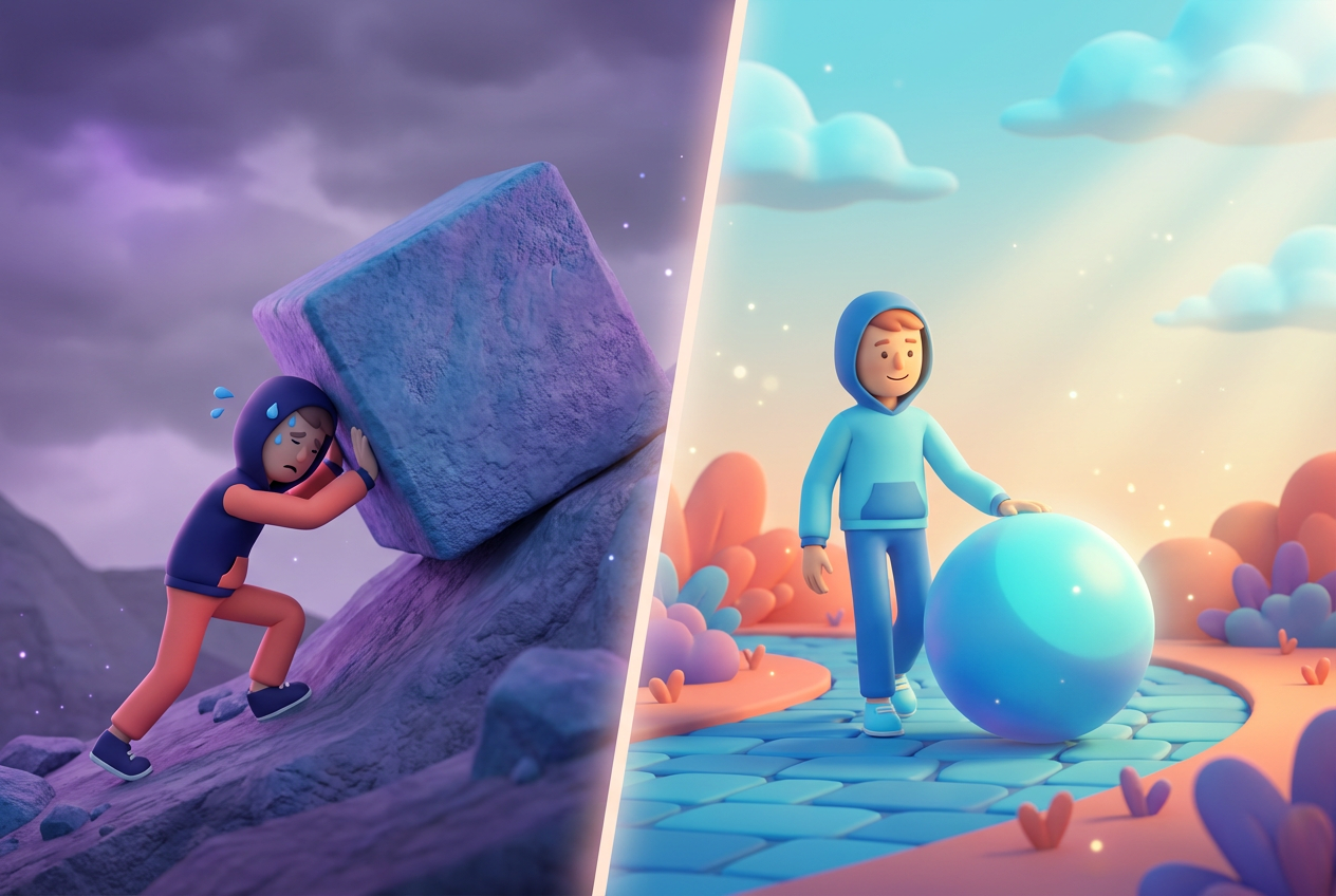 Section 1 illustration for How to create sustainable change in your career and life