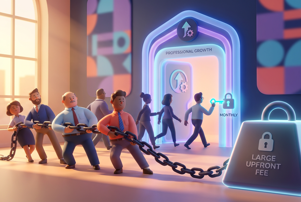 Section 1 illustration for How to find a pay monthly coach for your career growth