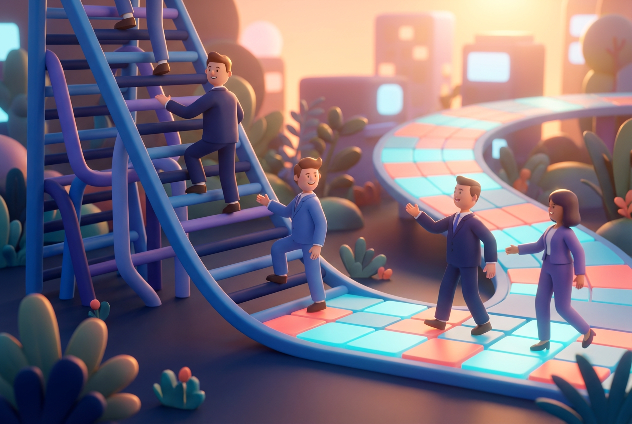 Section 1 illustration for How to handle a career plateau and find your next move