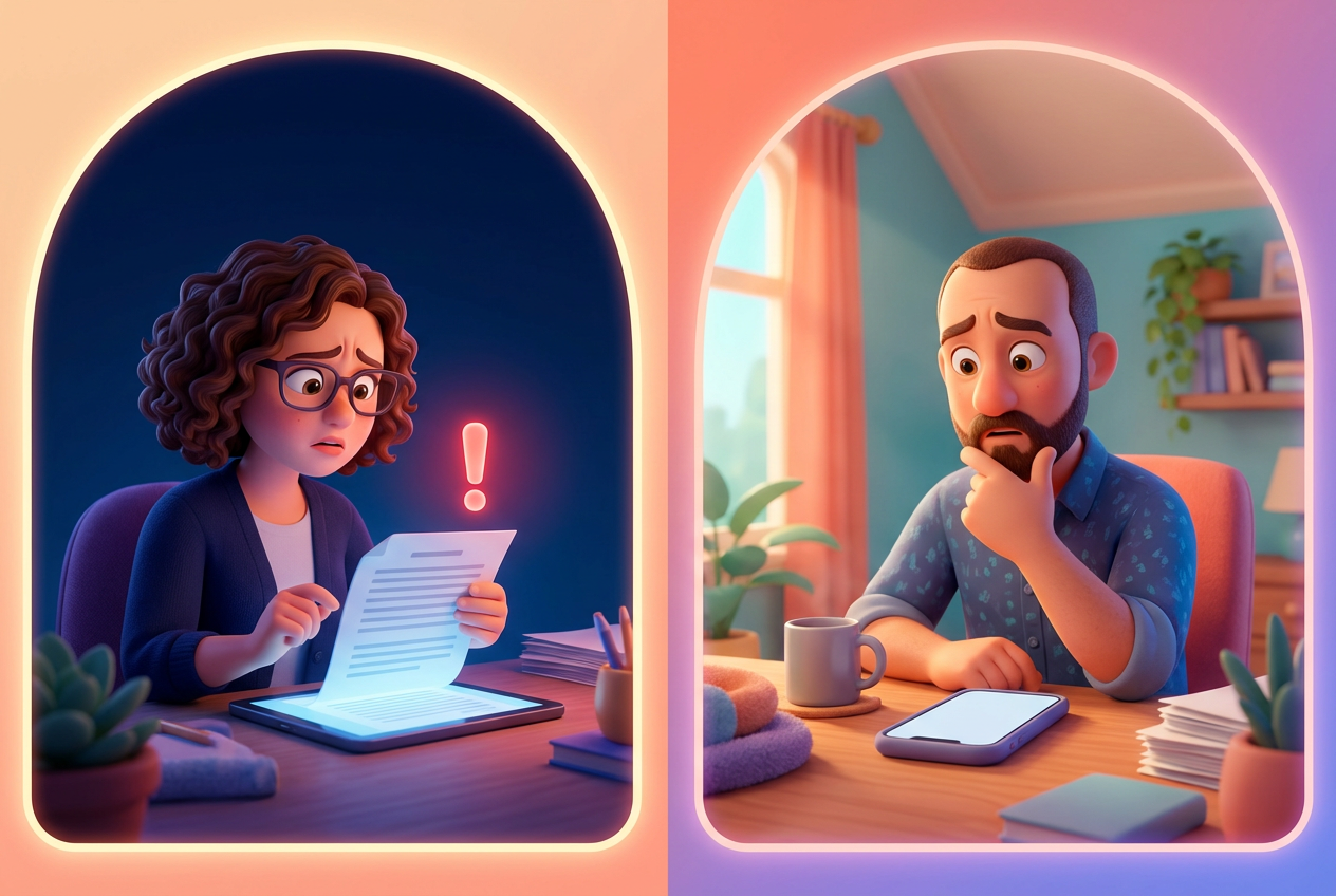 Section 2 illustration for How to stop catastrophizing at work and regain control