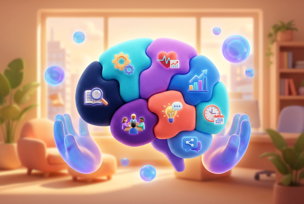 Section 1 illustration for How to thrive as a solopreneur by understanding your brain