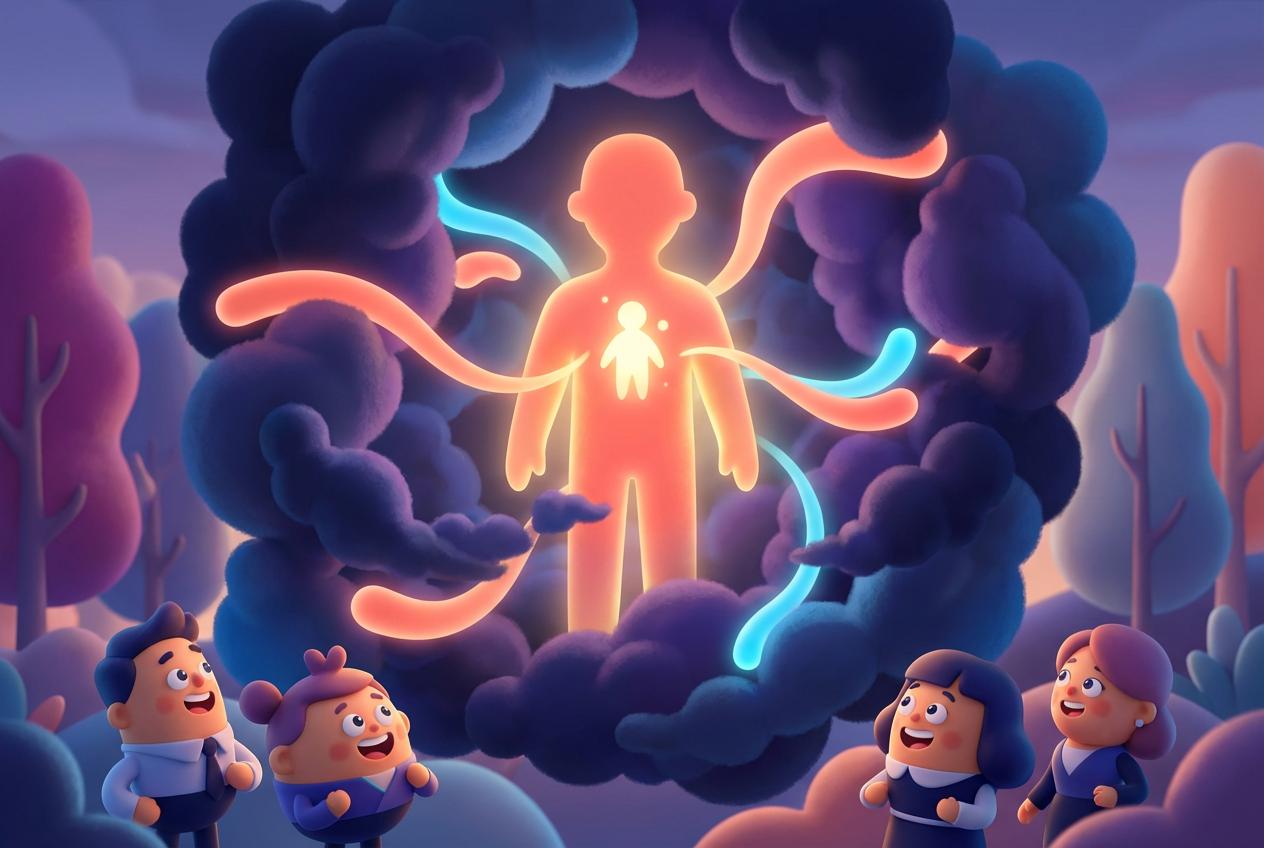 Section 1 illustration for How to manage negative thinking and regain your focus