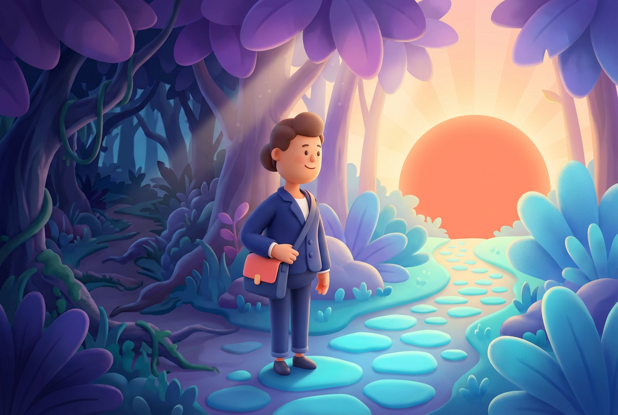 Section 1 illustration for Mid career coaching: finding your way when you feel stuck