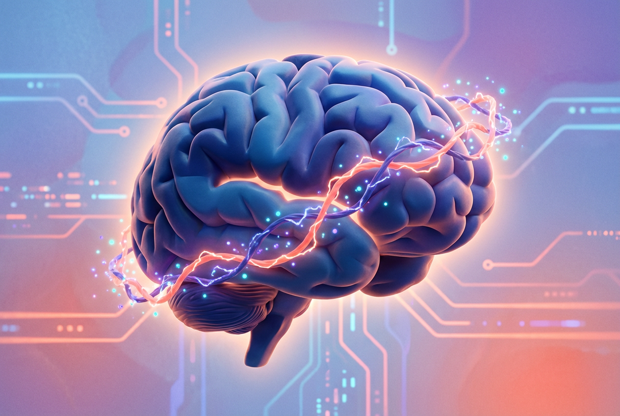 Section 1 illustration for Understanding déjà vu and why your brain feels like it’s on repeat