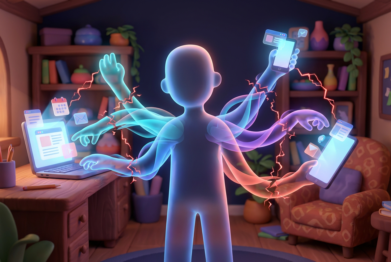 Section 2 illustration for Why you can't focus and how to find your flow